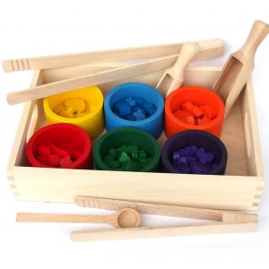 Sorter kolorów zabawki Montessori